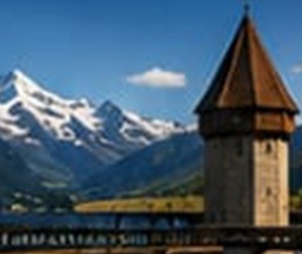 Tour de l'Eau et Pont de la Chapelle à Lucerne